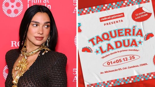 Dua Lipa abrirá taquería temporal en CDMX por motivo de su gira