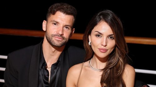 Presume Eiza González su romance con Grigor Dimitrov