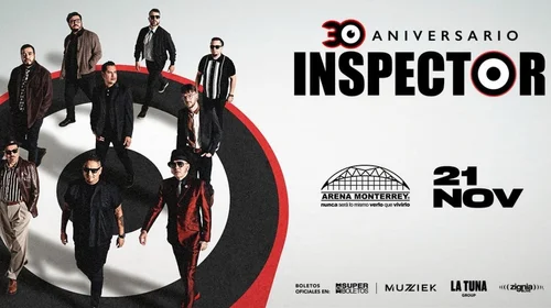 Inspector celebrará 30 años de carrera en la Arena Monterrey