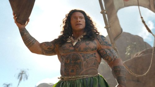 Critican look de Dwayne Johnson como Maui en 'Moana'