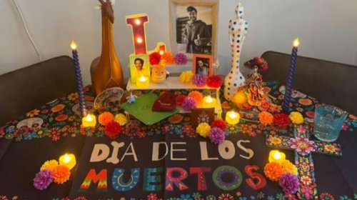 Hermana de Liam Payne le dedica altar de Día de Muertos