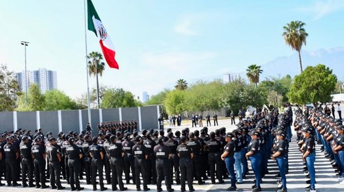 Conmemoran aniversario de la Academia de Policía de Monterrey