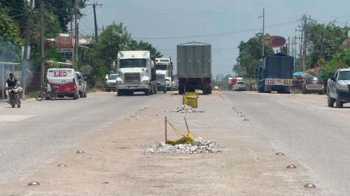 Rechazan obra de camellón central comerciantes de Estación Manuel