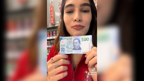 Estafan a cajera con billete falso de $520 pesos