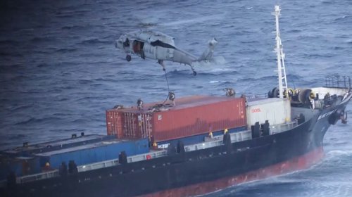 EUA intercepta buque comercial con aparente dirección a Irán