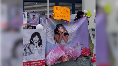 Exigen justicia para Scarlett previo a tercera audiencia