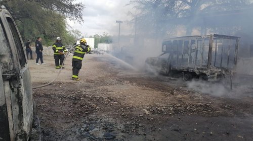 Explota autotanque con diesel en el municipio de Apodaca 