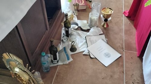 Dañan capilla y roban objetos religiosos en Saltillo