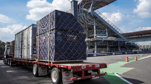 Arriban a CDMX los monoplazas de la F1 para el GP de México