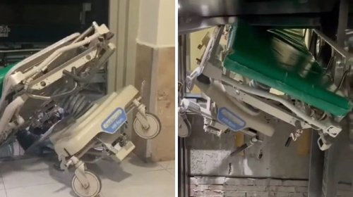Falla elevador de clínica del IMSS en Monterrey