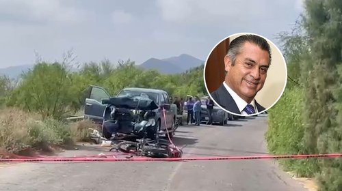 Camioneta de 'El Bronco' participa en choque donde muere joven