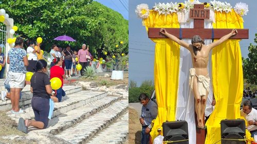 Fe se desborda en Santa Engracia por fiestas del Señor de la Paz