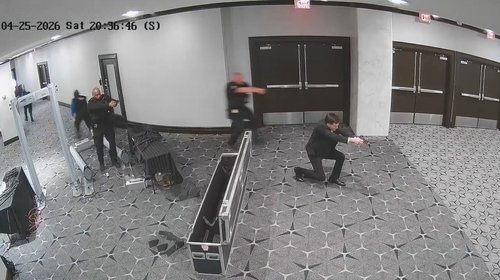 Revelan nuevo video del tirador en Cena de Corresponsales