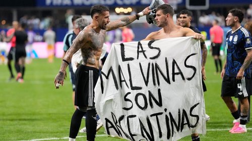 Investigan a Argentina por pancarta de Malvinas en Mundial 2026