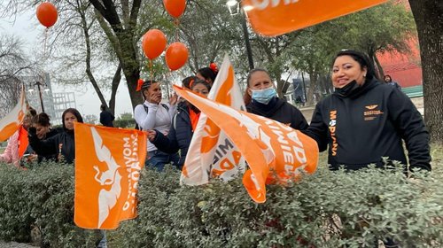 Finaliza precampaña Mariana Rodríguez por MC en Monterrey