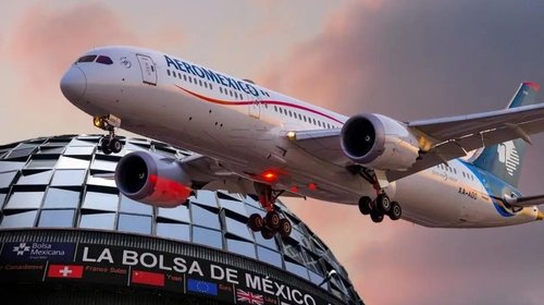 Aeroméxico 'vuelve a aterrizar' en mercado accionario