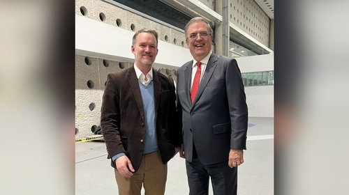 Recibe Ebrard a Jamieson Greer previo a revisión del T-MEC