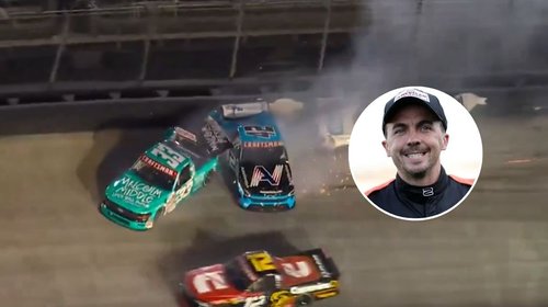 Frankie Muniz sufre aparatoso accidente en carrera NASCAR