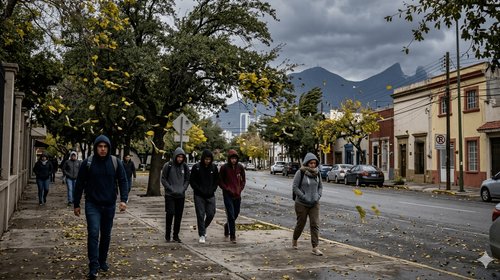 Advierte PC de NL bajas temperaturas y viento por Frente Frío 48