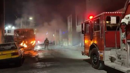 Conflicto familiar termina con camión incendiado en Saltillo