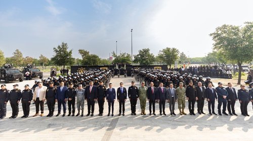 Capacitan a policías de Fuerza Civil para manejo de multitudes