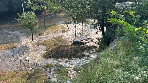 Mega fuga en Guadalupe convierte al Parque Hundido en un río