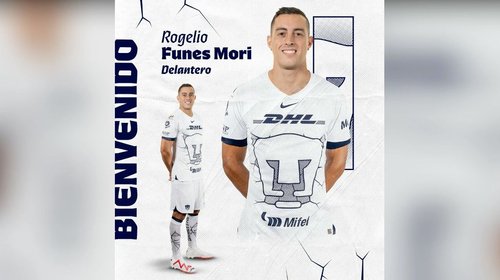 Funes Mori ya es de Pumas; le dan bienvenida oficial