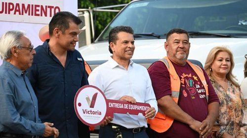 Victoria fortalece el programa de bacheo con equipo especializado