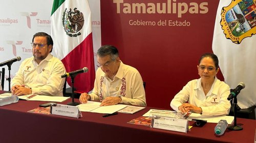 Américo Villarreal resalta avances en infraestructura y educación