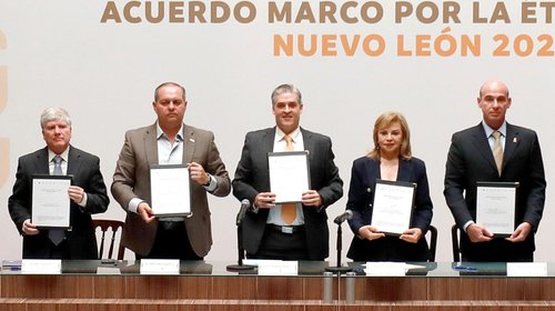 Firman gobierno de NL e IP acuerdo anticorrupción