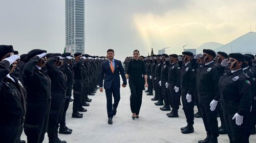 Gradúa Fuerza Civil a 323 cadetes; Nuevo León refuerza seguridad