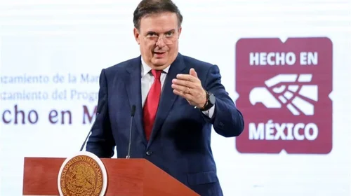 Campaña 'Hecho en México' arrancará en junio, anuncia Ebrard