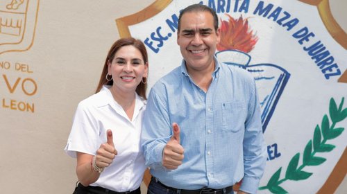 Acude Heriberto Treviño a emitir sufragio; llama a participar