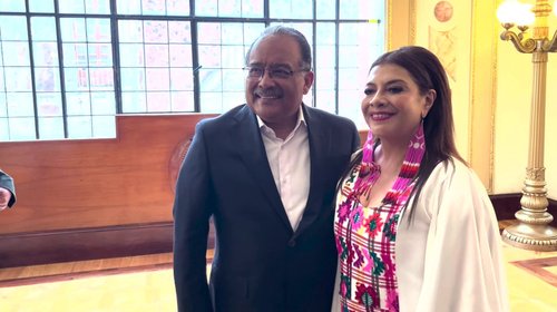 Se reúnen Andrés Mijes y Clara Brugada en 'Diálgos de Paz'