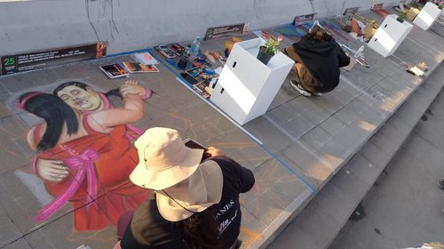 Realizan homenaje a Fernando Botero en puente de Monterrey