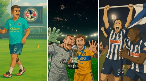 Recrean clubes de la Liga MX a sus figuras con arte estilo Ghibli