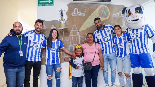 Rayados vivió lindos momentos en Alianza Anticáncer Infantil