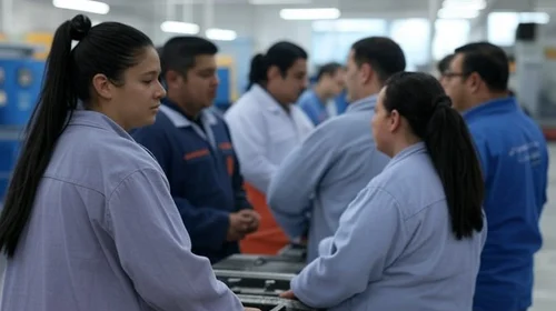 Trabajadores hispanos luchan contra la automatización y la IA