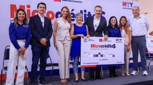 Apoya Adrián de la Garza a más de 900 familias con microcréditos