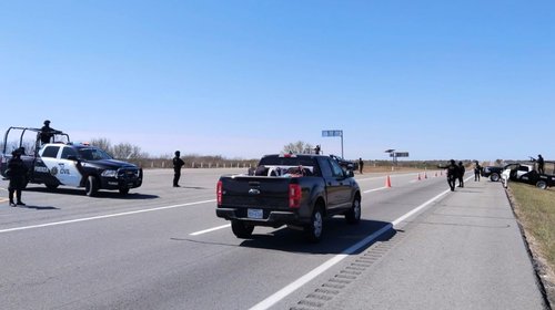 Instalan Operativo Muralla en carreteras tras bloqueos en Reynosa