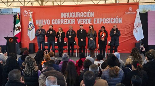 Inauguran Nuevo Corredor Verde Exposición en Guadalupe