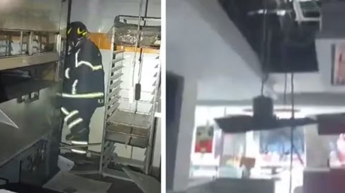 Restaurante explota en pleno Día del Padre; hay un lesionado