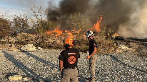 Alertan por alto riesgo de incendios ante fuertes vientos en NL