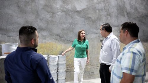 Informa Cristina Díaz sobre avances en reconstrucción