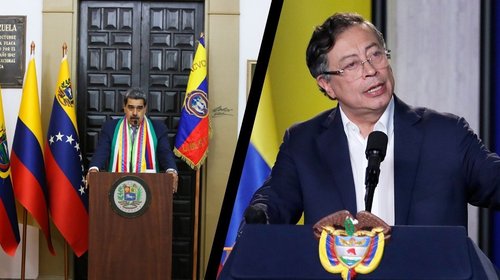 Maduro llama a militares de Colombia a unirse; Petro lo rechaza