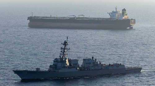 EUA intercepta otro petrolero iraní en medio de bloqueo maritimo