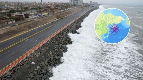 Perú lanza alerta de tsunami tras terremoto en península rusa