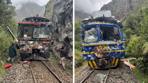 Choque de trenes en Perú deja al menos un muerto y 30 heridos
