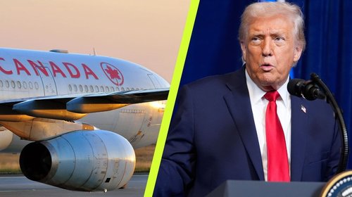 Trump amenaza a Canadá con arancel a aviones vendidos en EUA