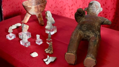 Italia devuelve a México 27 piezas arqueológicas y fósiles